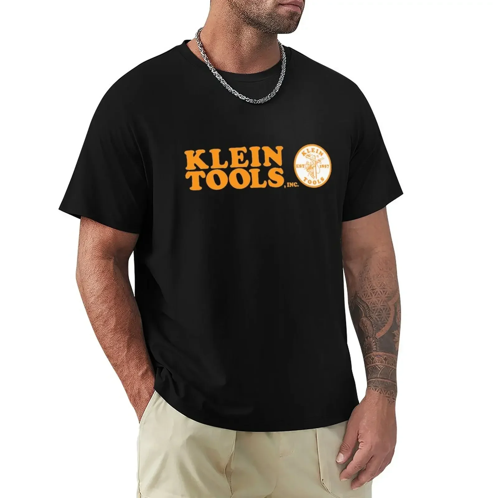 

2024 heavyweight Informal New Klein Tools - Est . 1857 Logo (Orange) T-Shirt hippie clothes cute clothes mens graphic hip hop