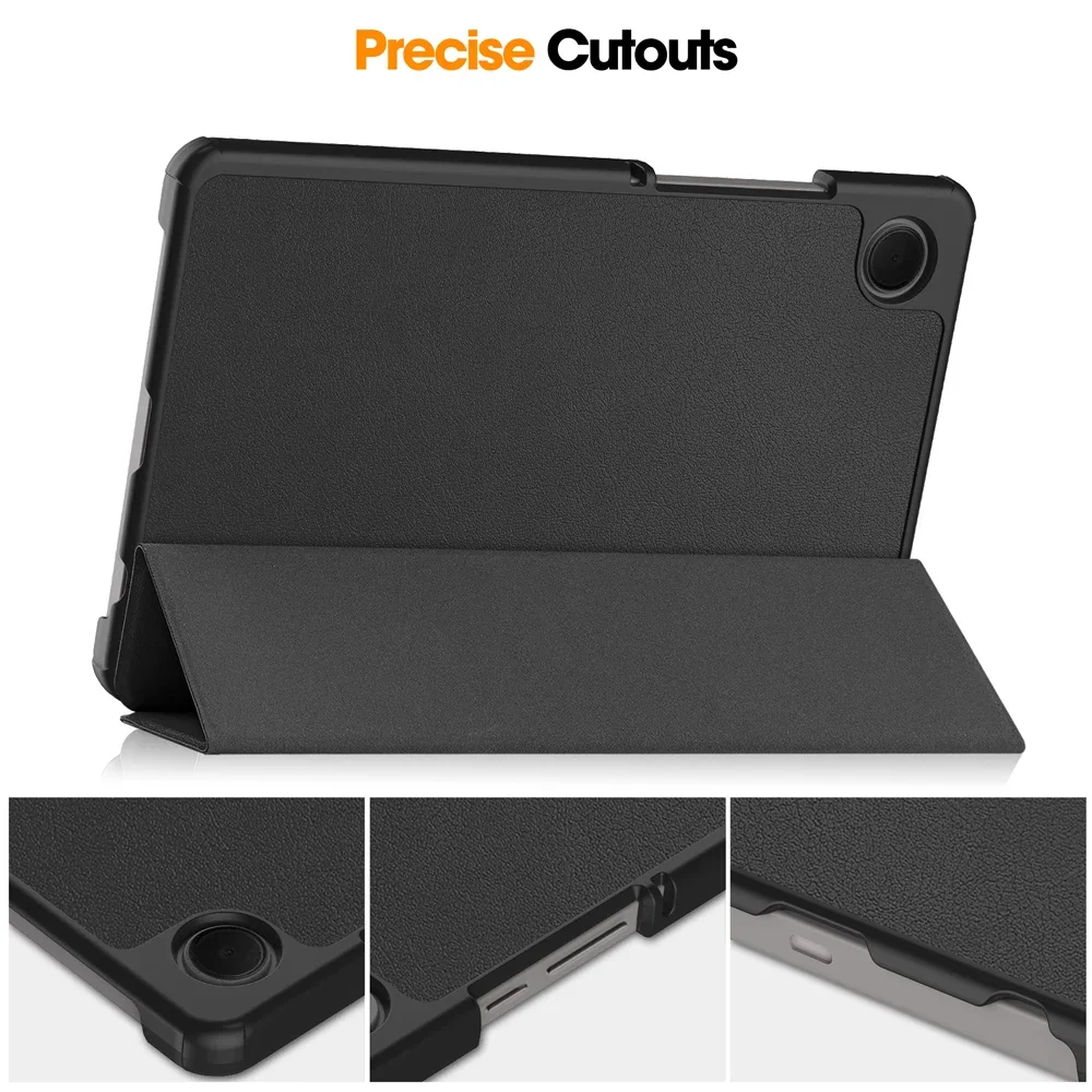 Magnético Smart Auto Sleep Wake Folding Stand Cover, Estojos para Tablet Samsung Galaxy Tab A9, 8.7 ", SM-X110 X115 X117, 2023