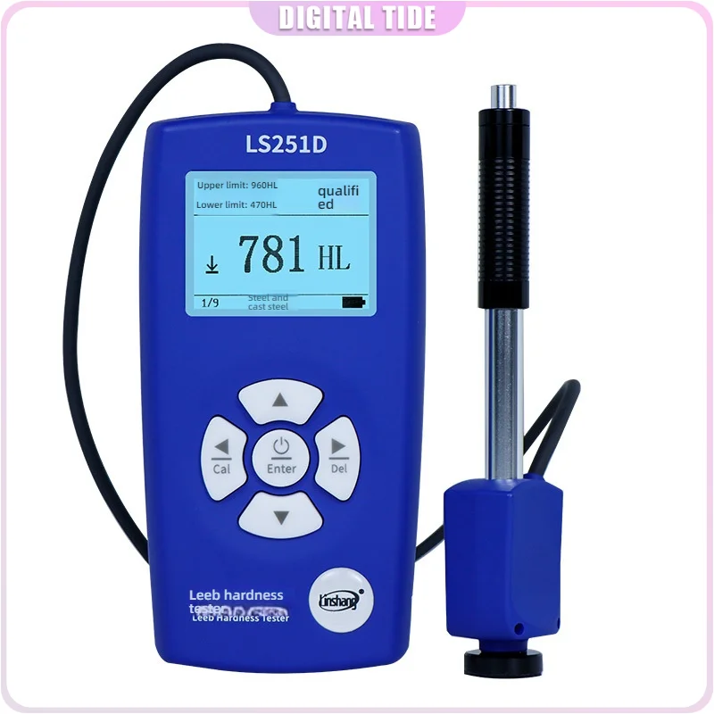 

Durometer Leeb Hardness Tester Steel High Precision Multi-probe Wireless Printer APP Metal Material Convert LS253D