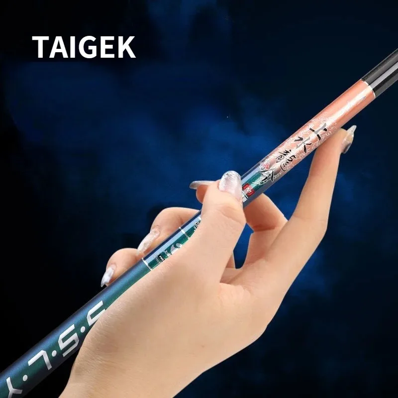 

TAIGEK High-quality carbon ultra-light and ultra-hard bench fishing rod carp fishing ultralight rod pesca