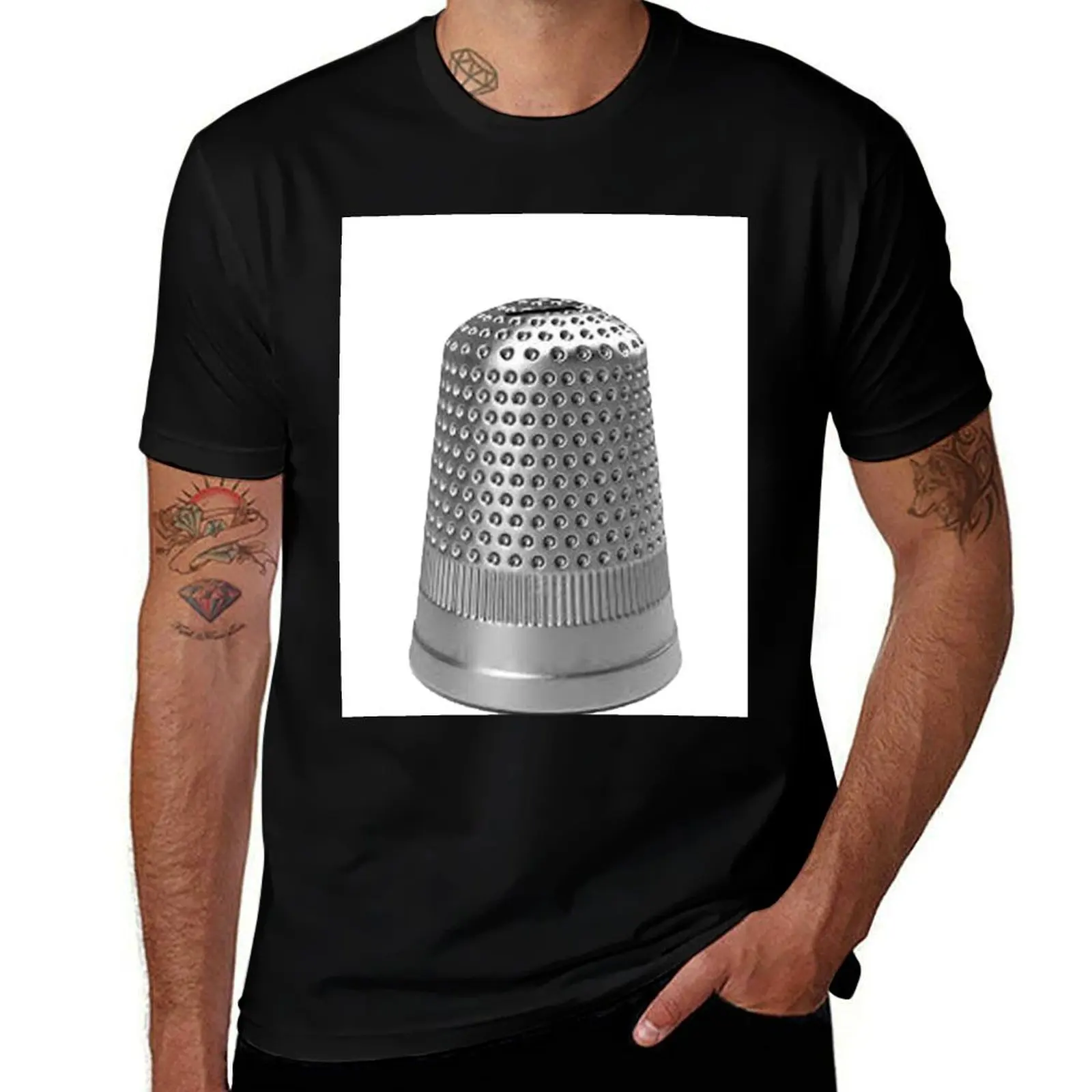 

Monopoly Thimble T-Shirt customizeds street wear tees tops vintage t shirt men