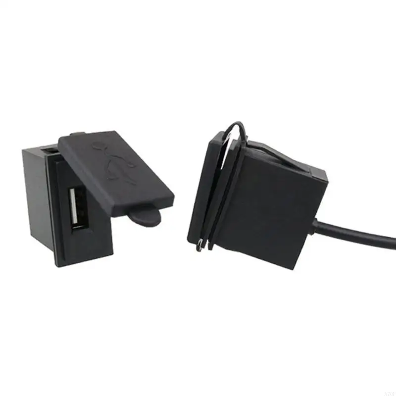 A70F Adaptor Pengisi Daya USB Tahan Air 12V 24V Saklar Adaptor Daya Soacket untuk Perahu