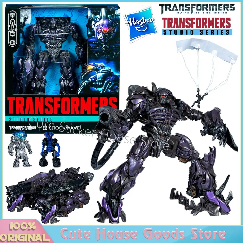 In Stock Original Hasbro Studio Series Leader Class Transformers: Dark of The Moon Shockwave Movie Model Toys Action Figure Gift