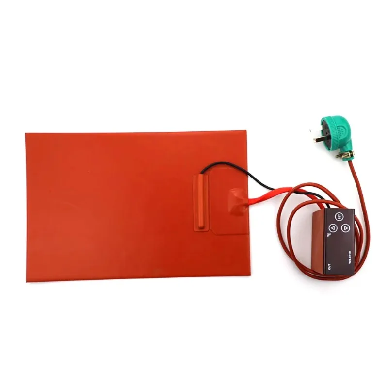 AC 220V Silicone Rubber Heating Plate Mobile Phone Split Screen Heating Pad Phone Repair Tool with Temperature Controller 0-150℃