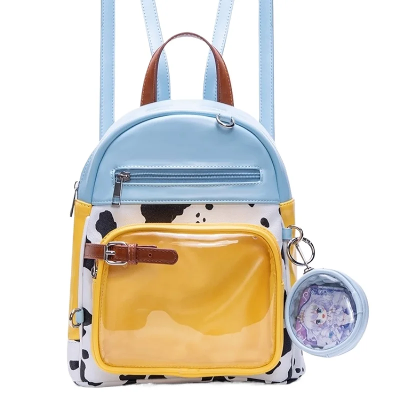 

Милый рюкзак с рисунком коровы, прозрачный водонепроницаемый рюкзак Ita-bag, школьный портативный рюкзак с героями мультфильмов, повседневный городской рюкзак для отдыха