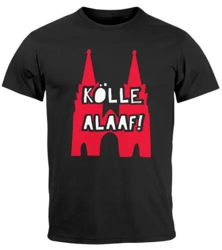 Herren T-Shirt Karneval Köln Kölle Alaaf Kostüm-Ersatz Verkleidung Last Minute