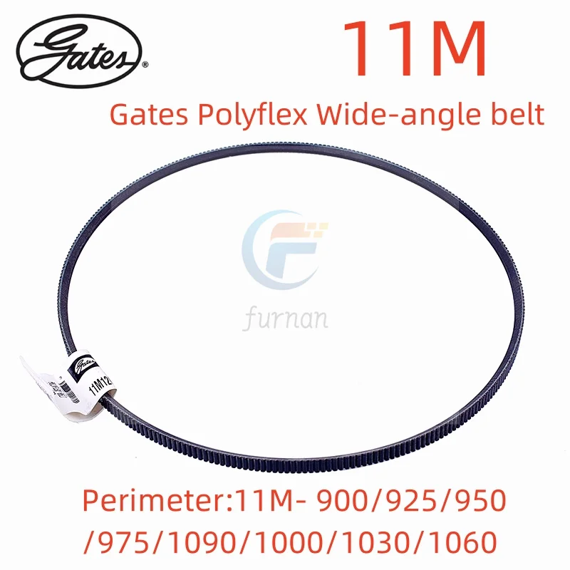 

Gates Polyflex Wide-angle belt 11M900 11M925 11M950 11M975 11M1090 11M1000 11M1030 11M1060 Transmission Triangle Belt