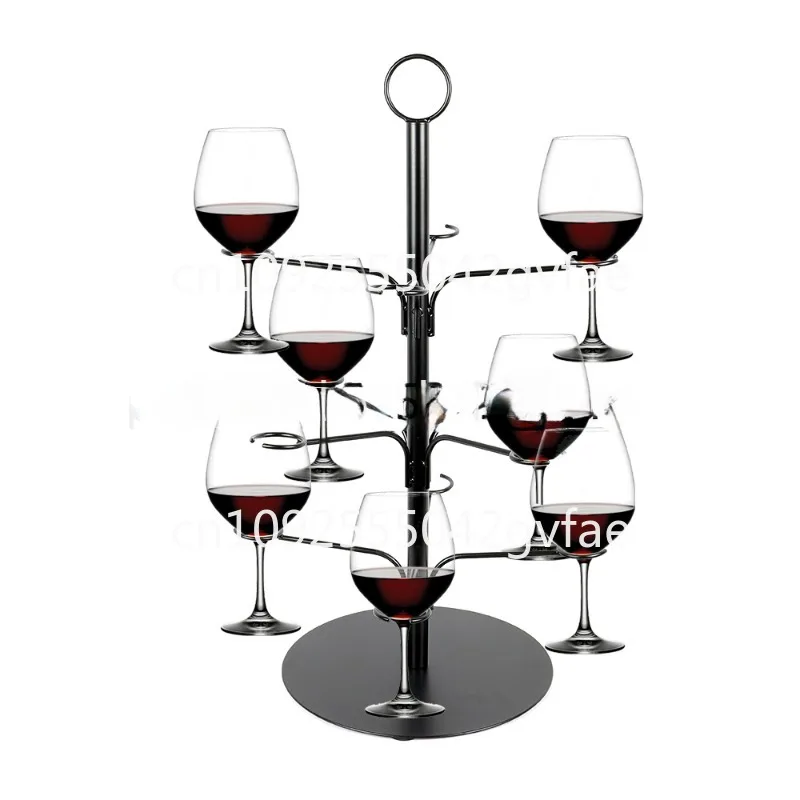 INTELLIGENT 3 Tier Wine Glass Holder Freestanding Tabletop Storage Rack Cocktail Glass Tree Display Stand