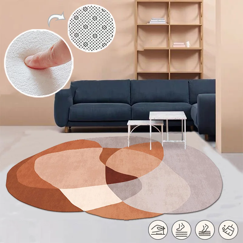 Nordic Irregular for Carpets Living Room Luxury Decoration Bedroom Non-slip Carpet Coffee Tables Floor Mat Large Lounge Area Rug