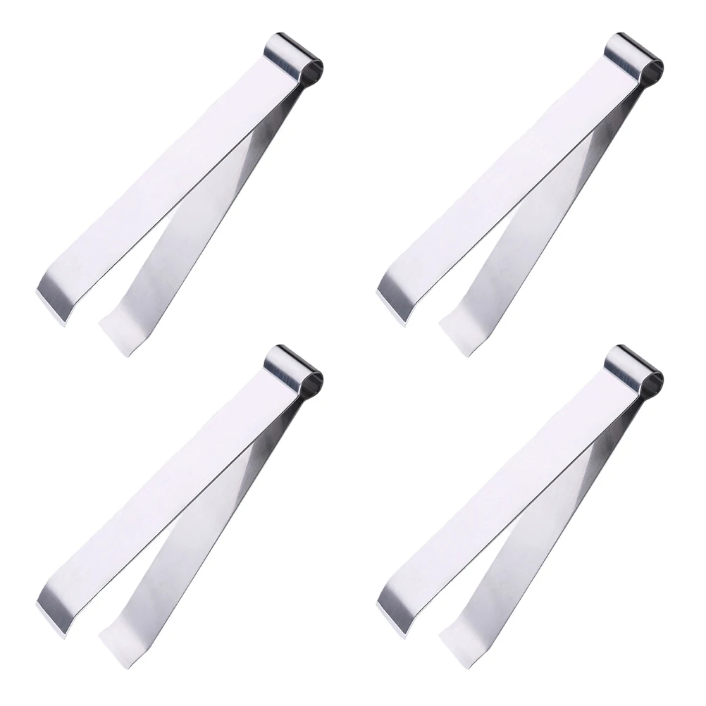 

4pcs Hair Clip Fish Bone Remover Wool Puller Kitchen Stainless Steel Pliers Tweezers Chicken Duck Portable Practical