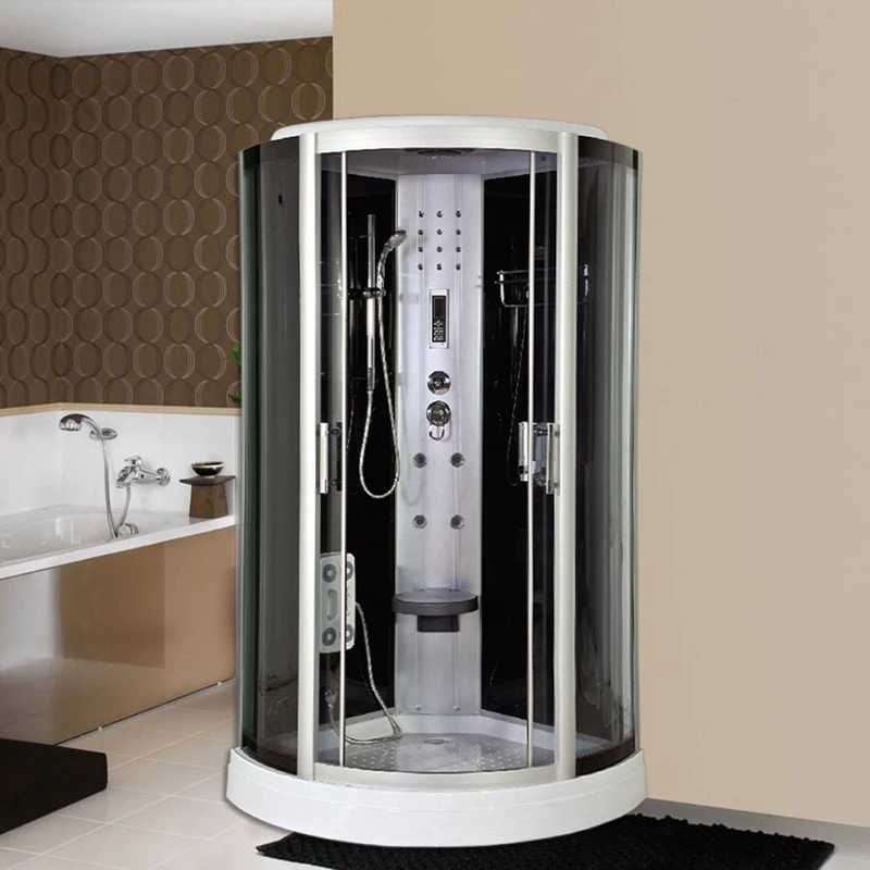 Integral shower room Steam toilet fan-shaped bath room Sauna Integrated home tempered glass bath bathroom