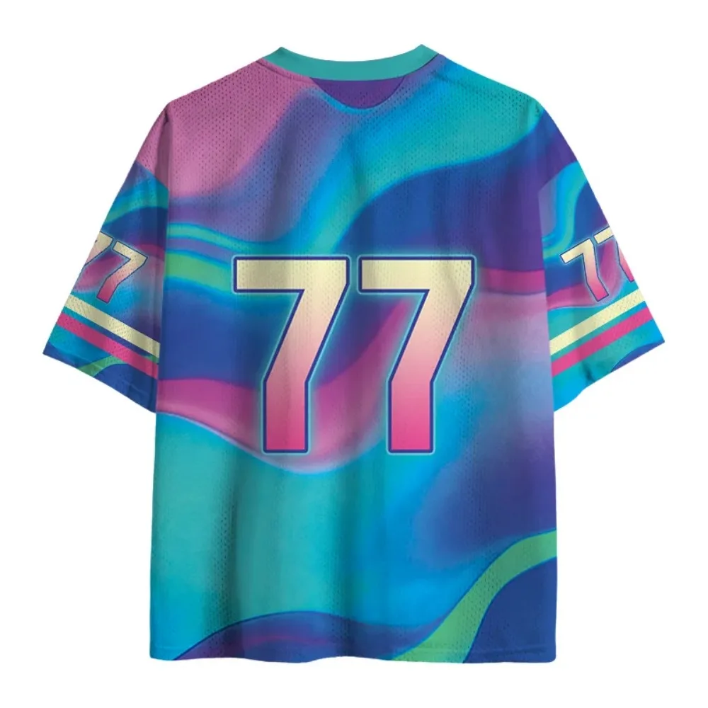 Retro Monocled Beast  Sport Quick-drying Breathable 3D Print Men V-Neck T-Shirt Street Fashion Hip-Hop Y2K Parent-child Clothing