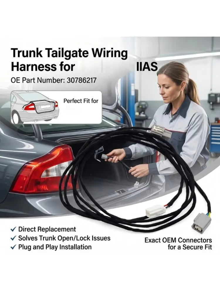 31BC Direct Replacement Heavy Duty ABS Tailgate Wiring Harness for IIAS For Reliable Electrical Connection And Easy Installation