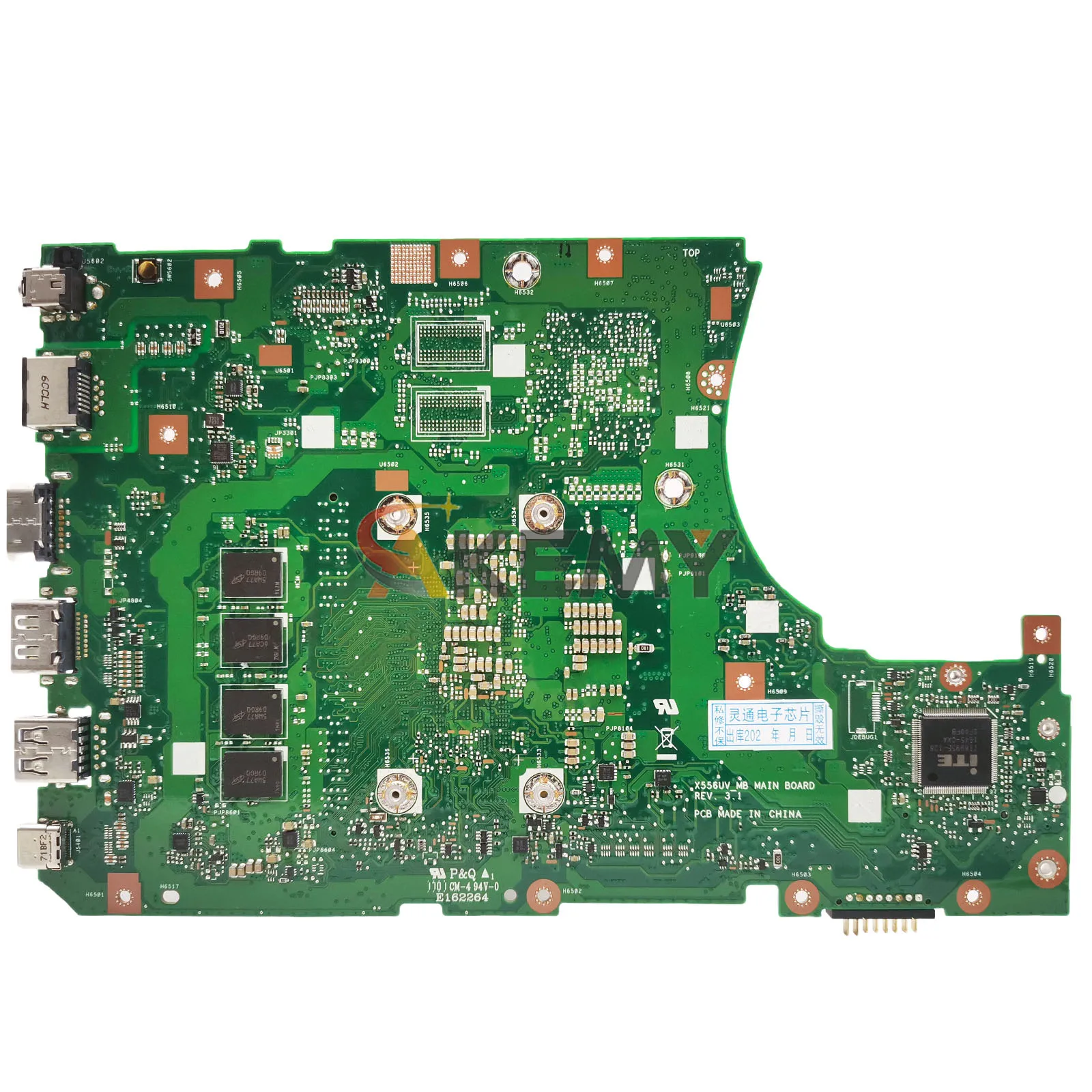 Placa base para ordenador portátil X556UA para ASUS R558U X556UQK X556UV X556UJ VM591U X556UF FL5900U X556U X556UQ X556URK placa base I3 I5 I7 CPU