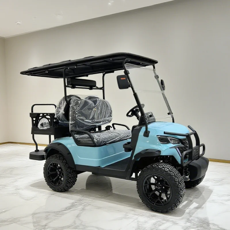 Сделано в Китае, новый 4-местный подъемник, внедорожная электрическая охотничья тележка для гольфа с аудиохолодильником, шариковая шайба, бутылка с песком