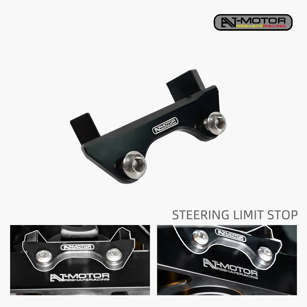 AJ-MOTOR Motorcycle Steering Stopper Steering Limit Stop For Yamaha YZF-R3 2019-2025 R3