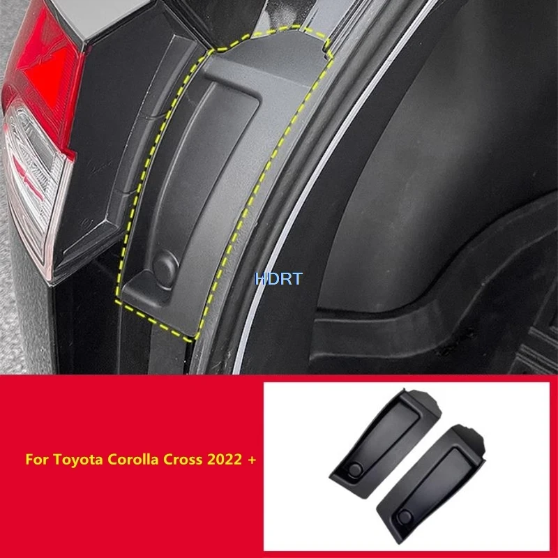 For Toyota Corolla Cross 2022 + Rear Tail Gate Rust Proof Screw Cap Light Cover Trim Car Style Protector Decoration Accessories