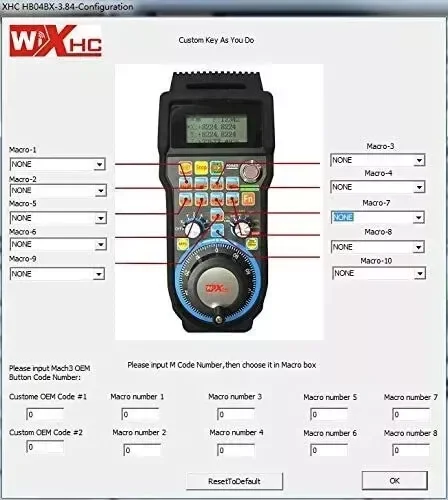 XHC LHB04B/WHB04B CNC Mach3 Handwheel Wireless MPG Hanging Handwheel for Milling Machine 4/6 Axis Mach3 Controller