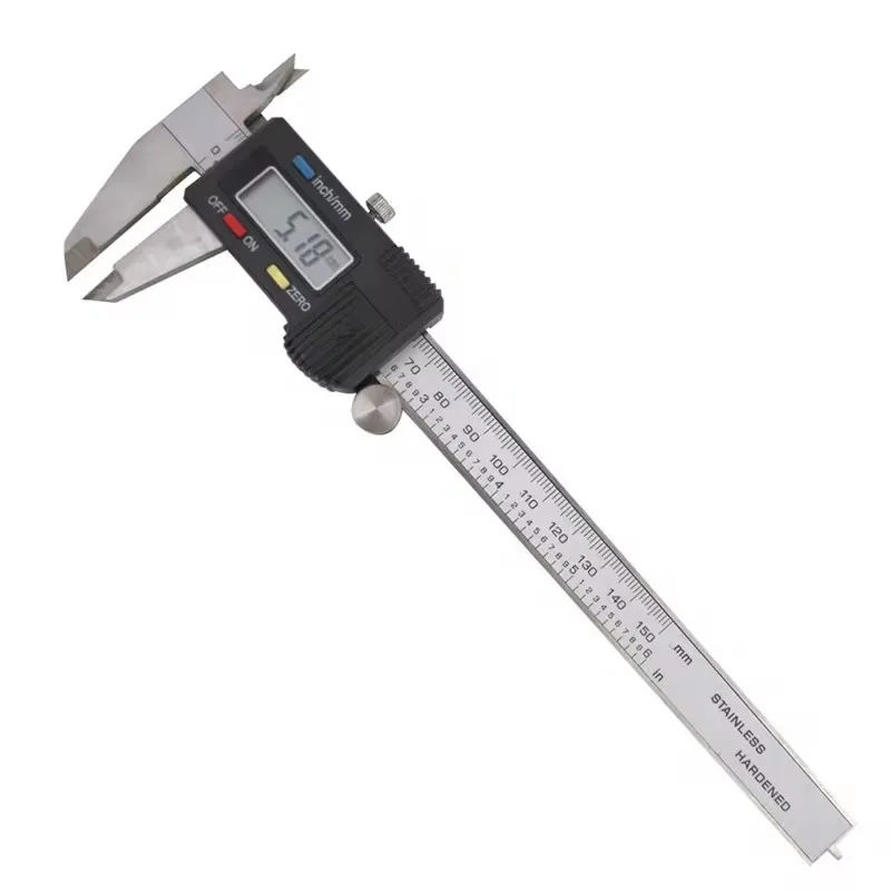 Electronic Digital Caliper Ruler Vernier 100mm 150mm Stainless Harden Gauge  For Jewelry and Watch