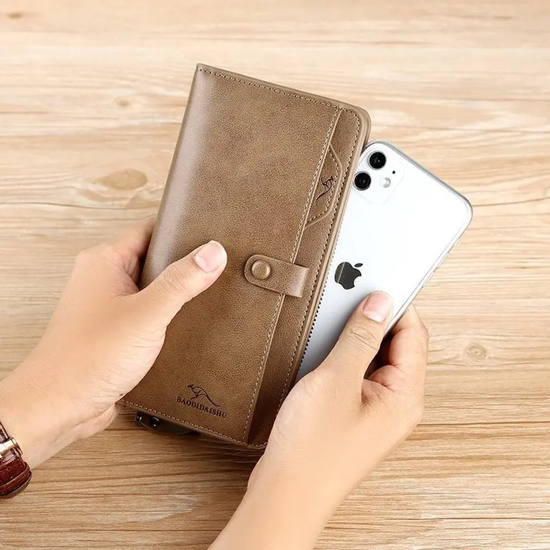 mens-wallet-long-purse-leather-clutch-large-business-handbag-phone-card-holder-case-gift-for-men-father-son-husband-boyfriend