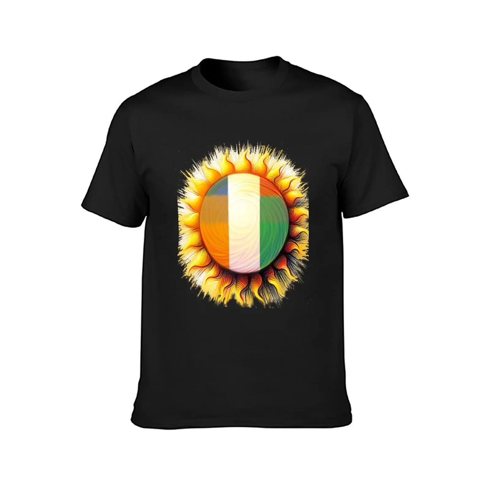 Great sun on the Ivory Coast T-Shirt quick-drying customs quick drying customizeds plain t shirts men