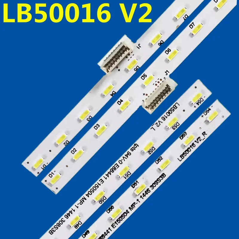 

10KIt LED Backlight Strip For LB50016 V2 L/R Type 74.50T21.001-1-DX1 KDL-50W655A KDL-50W700B KDL-50W800B T500HVF04.0