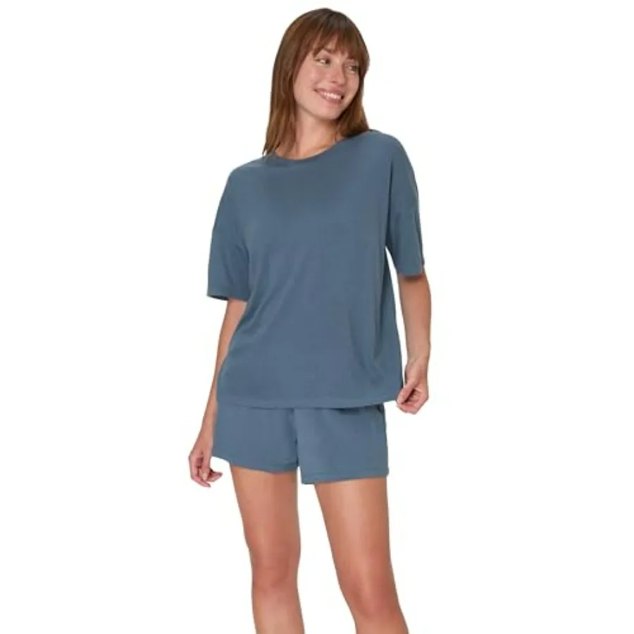 

Women's Pajamas Set, Comfywear Pajamas for Women Set, Originals SupertSoft Loungewear, T-Shirt and Sleep Shorts