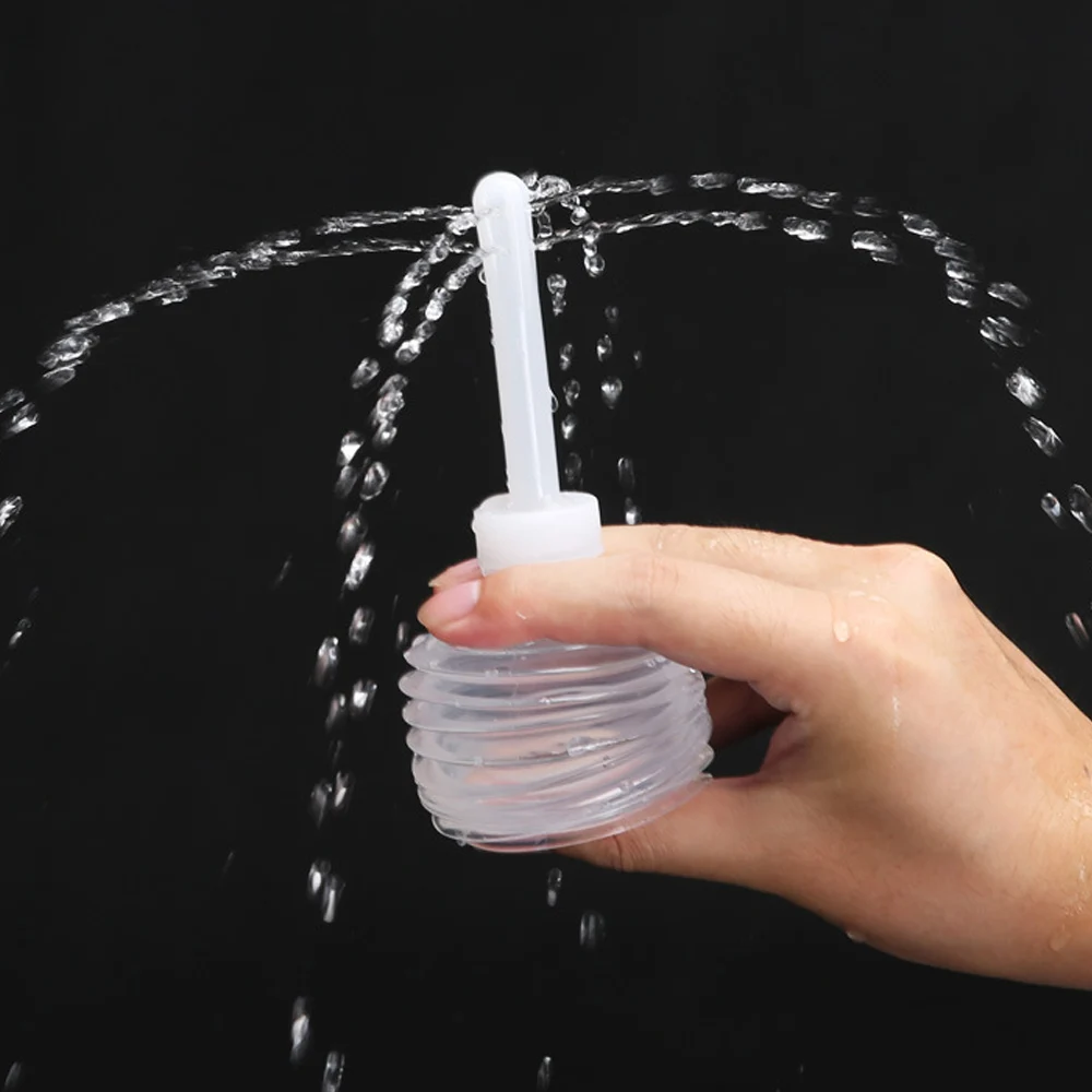 200ML Reusable Vaginal Anal Douche Retractable Vagina Wash Anal cleaning Anus Cleaner Feminine Wash Hygiene Gay Pump Irrigator