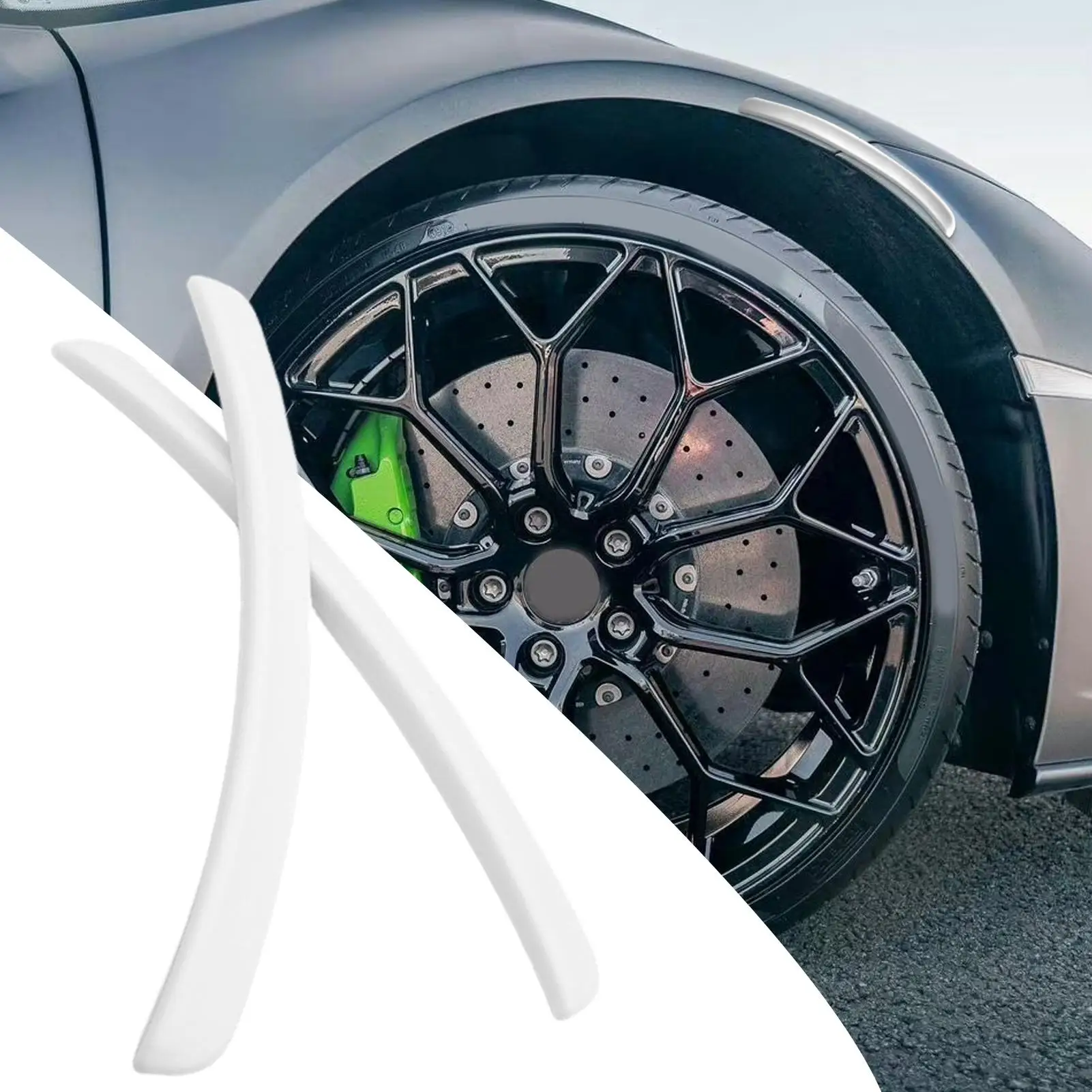 Elastic Wheel Eyebrow Strip Anti-Collision Tire Protection Strip Car Arches Wing Expander Trim for Vehicle Daily Commute