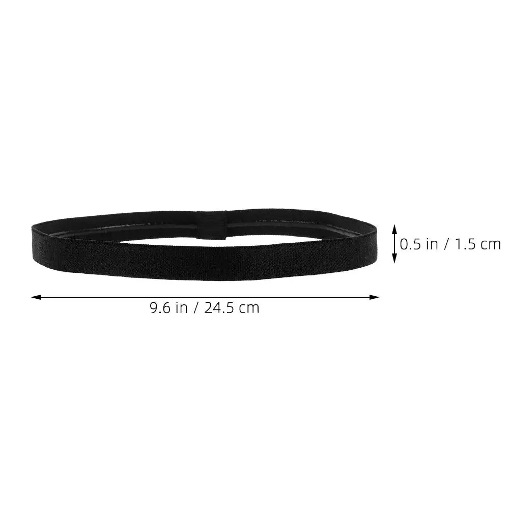 5Pcs Elastic Yoga Headbands Sweat Absorbing Non Slip Fitness Workout Running Sports Gym Sweat Resistant Hairbands