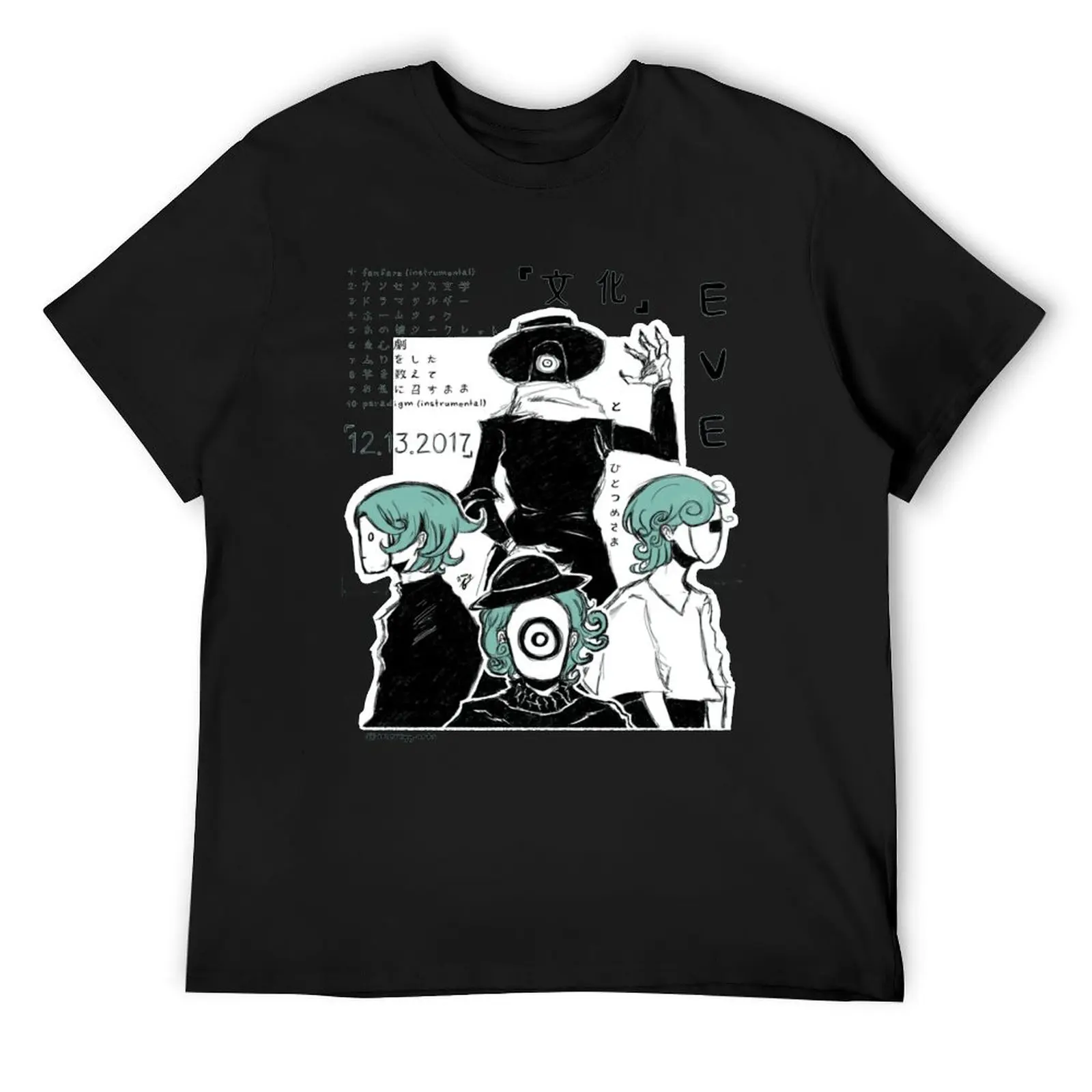 Eve Bunka Album T-Shirt heavyweights new edition mens graphic t-shirts anime