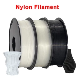Filamento de nailon PLA para impresora 3D, Material de impresión de alta resistencia a la tracción, buena flexibilidad, 1,75mm, 1KG/500g/250g