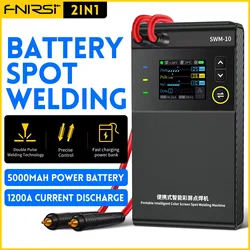 Fnirsi SWM-10 tragbare batterie punkt schweißer diy mini schweiß maschine 5000 batterie pack schweiß werkzeug 0,25 mah schweiß bar mm