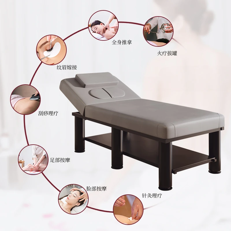 Folding Table Massage Bed Portable Professional Beautician Stretcher Stretchers Cosmetic Treatment Chair Mueble Pedicure