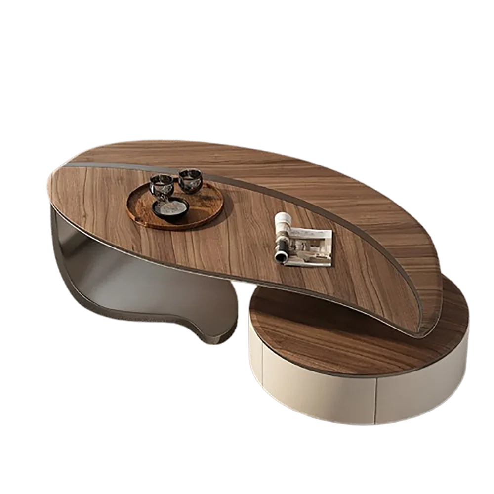 Vintage moderne salontafel Scandinavische premium woonkamer Mooie bijzettafel Esthetische elegante tafels Bassen meubelen