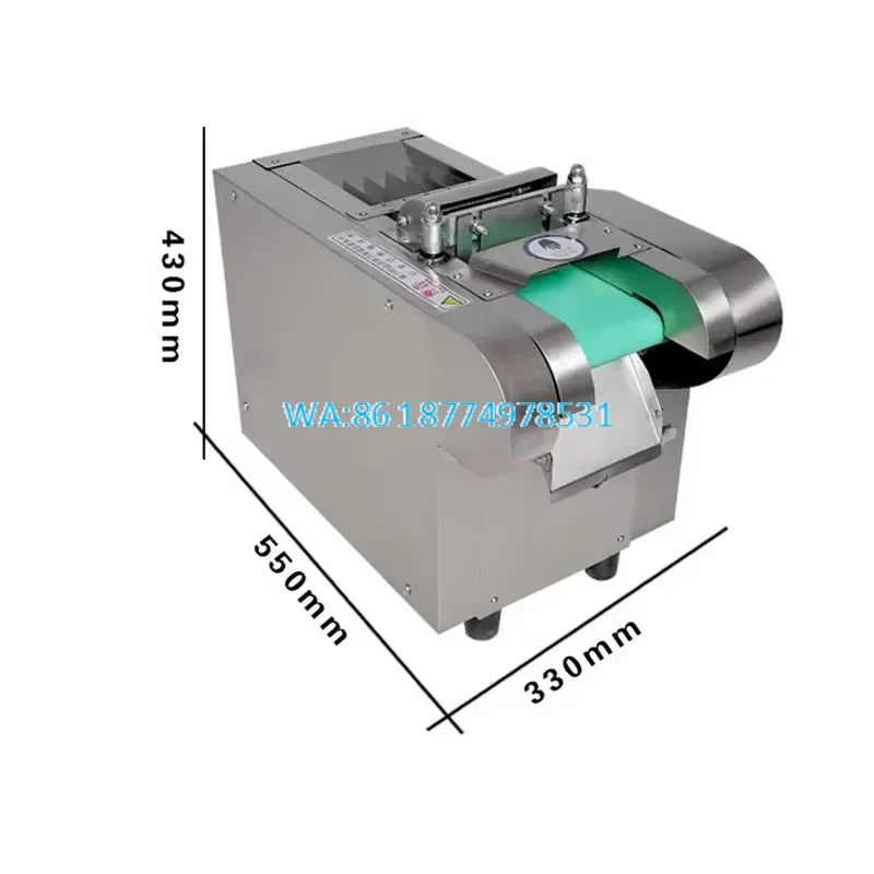 Wmwmnu for Scallion Slicer 20KG H Capacity Automatic Vegetable Spring Onion Cutter Chili Cutting Equipment