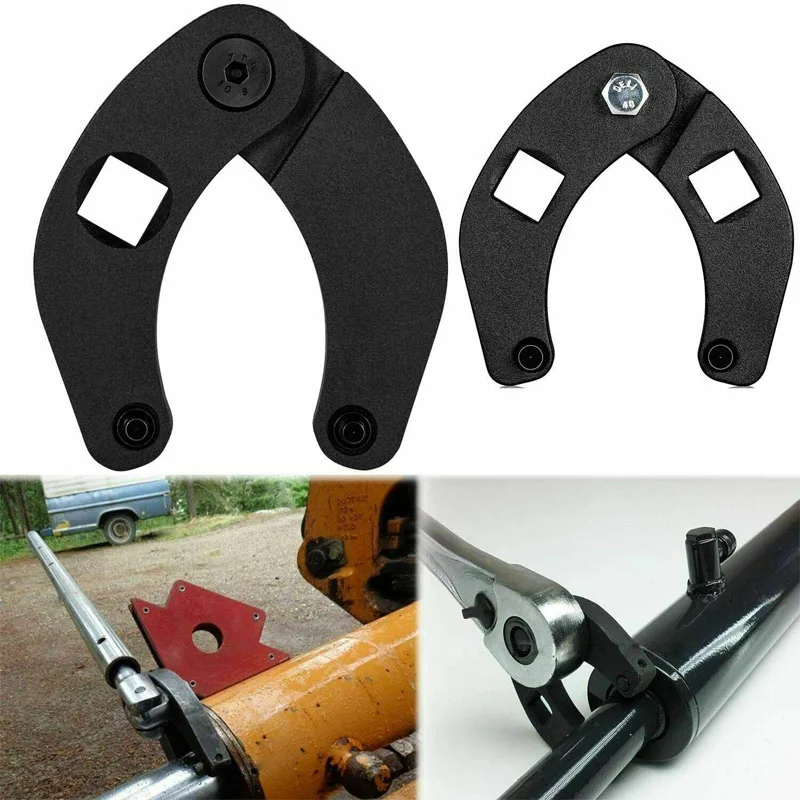 

1266 &7463 Adjustable Gland Nut Wrench Seth for Hydraulic Cylinders on Skid Steer Loaders Ferramentas Automotiva Hand Tools