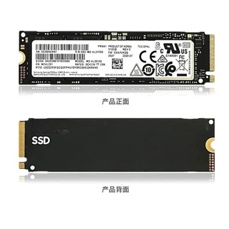 PM981A\ PM9A1\ PM9A1A NVME256G/512G/1TB M.2 PCIE 2280 Solid State Drive