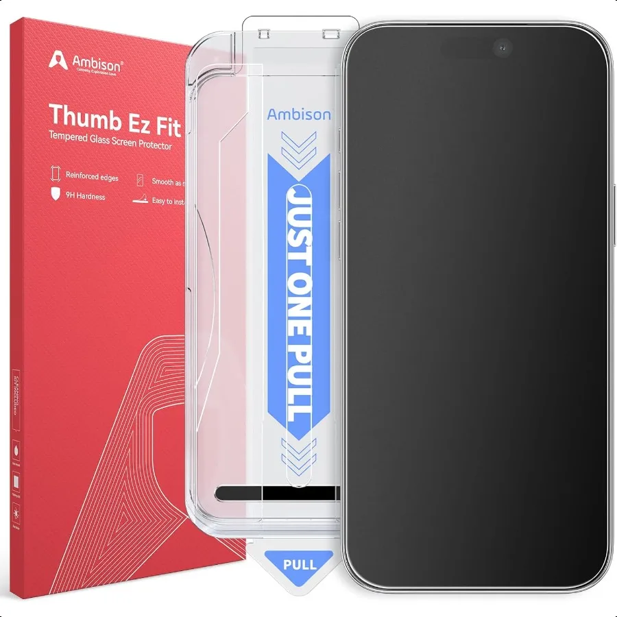 

[2 шт.] Совместимость с iPhone 17 Pro Max, 6,9 дюйма, 2025 г., матовая защитная пленка для экрана [установка OnePull, антибликовый] 7X, мощная защита от царапин