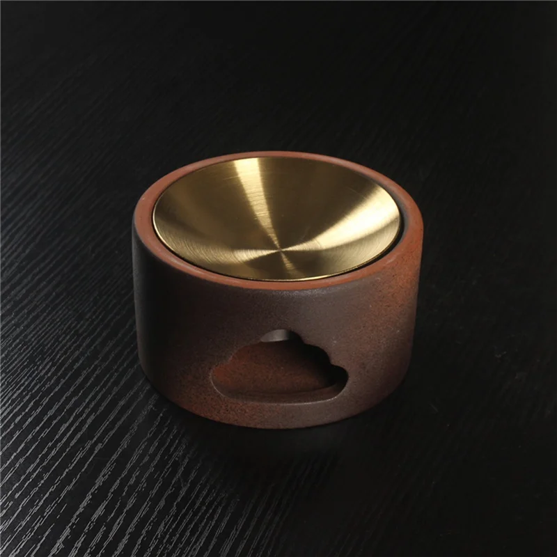 KYCOR-Candle Base Heating Essential Oil Incense Burner Household Club Aromatherapy Lamp Coffee Powder Sandalwood