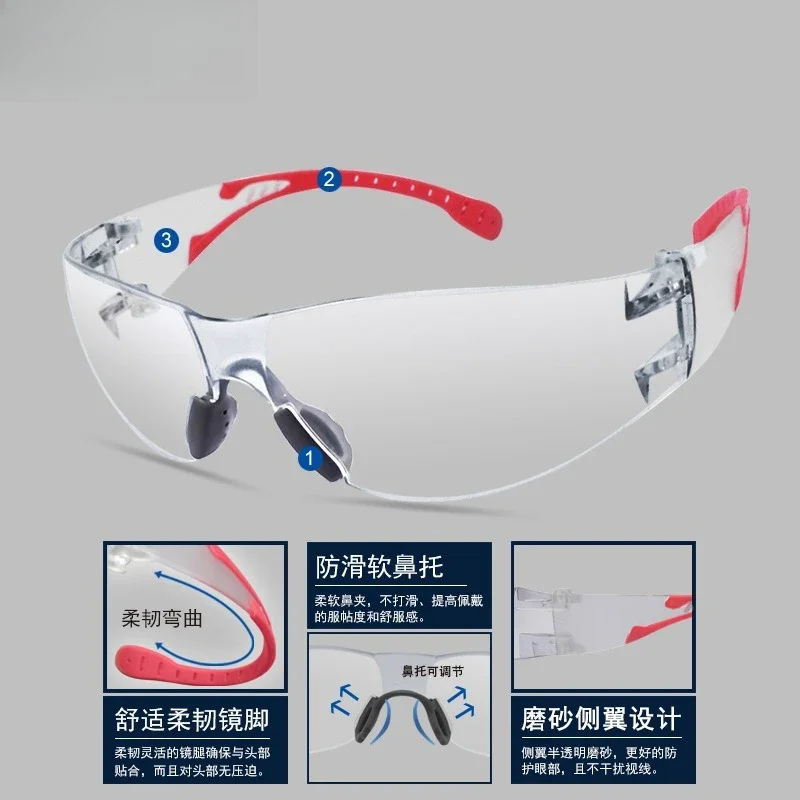 Leisure Lightweight Protective Cycling Glasses Flat Light Sports Glasses Windproof Sand