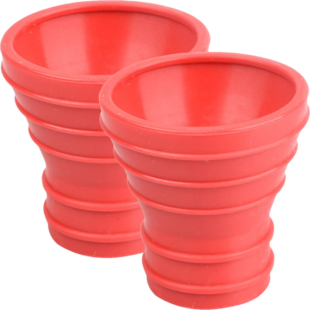 قطعتان من أدوات التقاط الجولف المطاطية القابلة لإعادة الاستخدام، تصميم مدمج لملحقات استرجاع الجولف المريحة، منتقي مدمج قابل لإعادة الاستخدام،