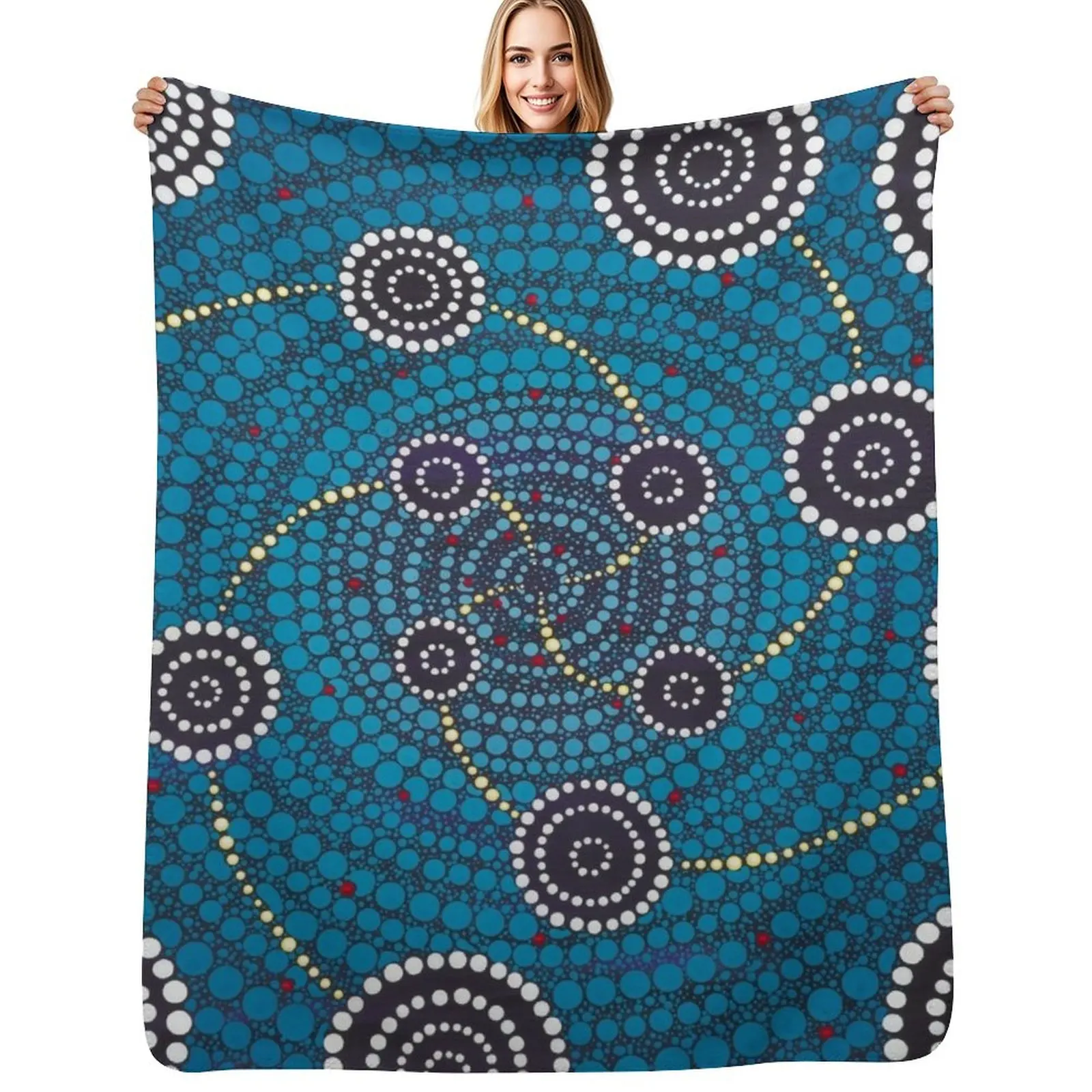 Emergence Throw Blanket Soft Home Decor Blanket for Couch Bedroom