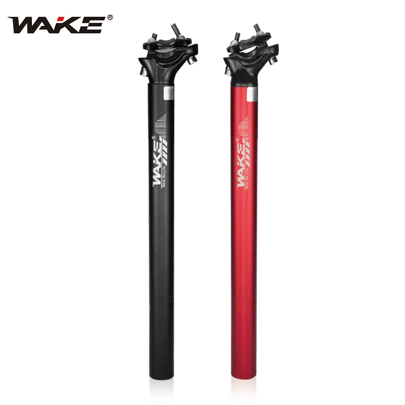 Wake Mountain Road Bike Bicycle Aluminum Alloy Black Seat Post 27.2/31.6mm Seat Tube Parts Accessories for MTB BMX Cycling