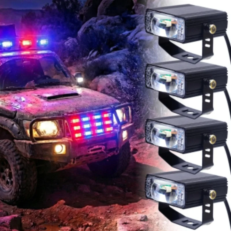 

Aluminum Alloy Super Bright LED Car Grille Spotlight Projector Len Light DRL Motorcycle Auxiliary Spotlight Waterproof Dustproof