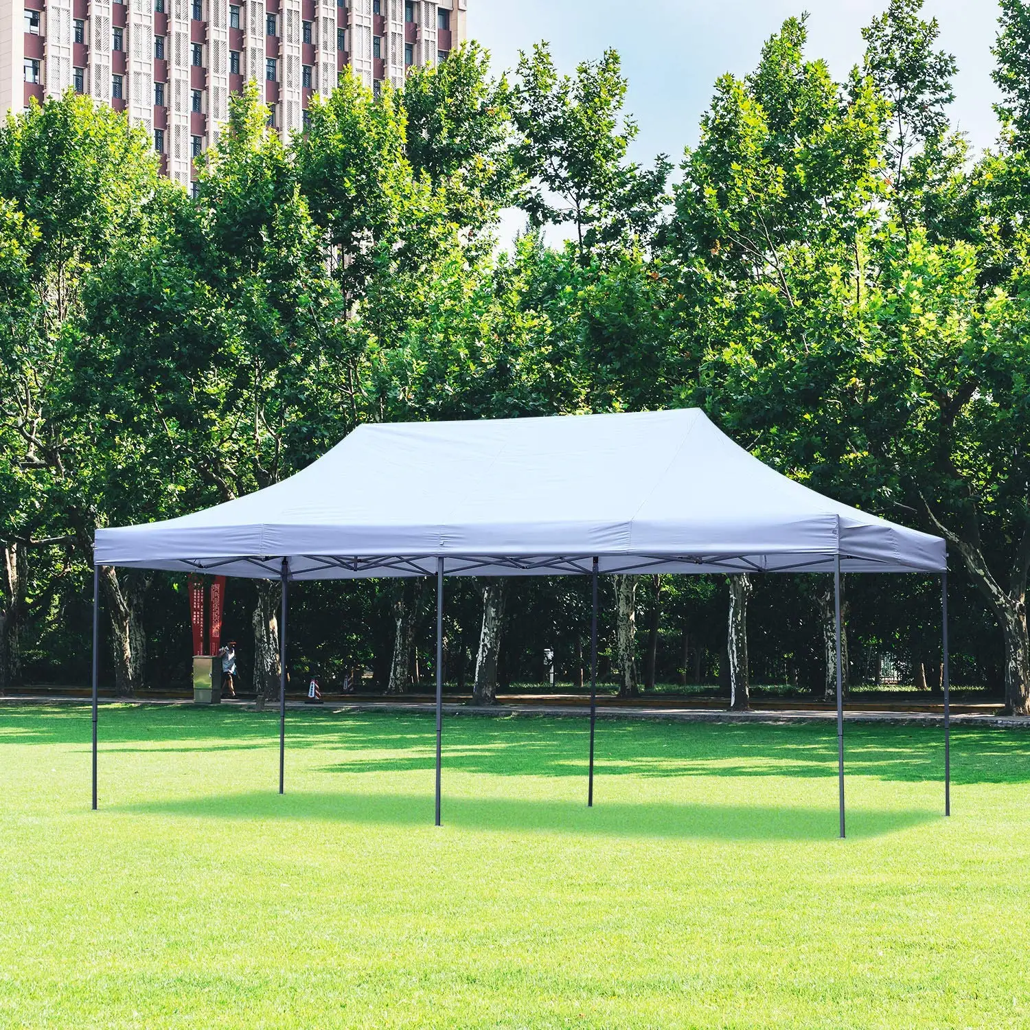 10 x 20 FT Pop Up Canopy Tent, Instant Folding Shelter Gazebo for Outdoor Party, Event, Wedding & Camping, Easy Up, Customized