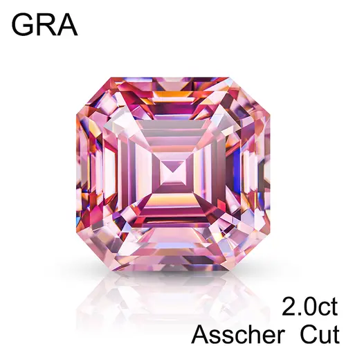 Pink Loose Moissanite 100% Real Lab Gemstone Stones For Women Jewelry Diamond Ring Material GRA Round/Pear/Emerald/Oval Cut - Image 14