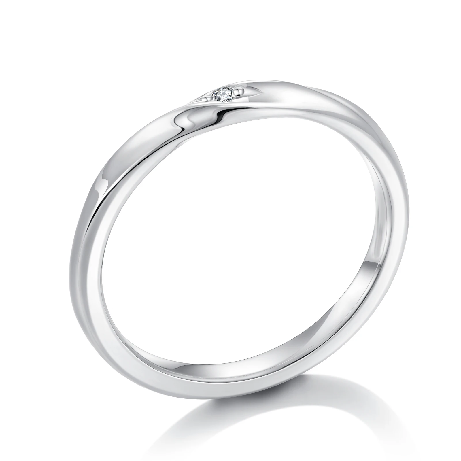 

Provence Trendy ring Lab diamond Everyday ring Minimalist Wedding Engagement ring Fashion Twisted ring Women Christmas Gifts