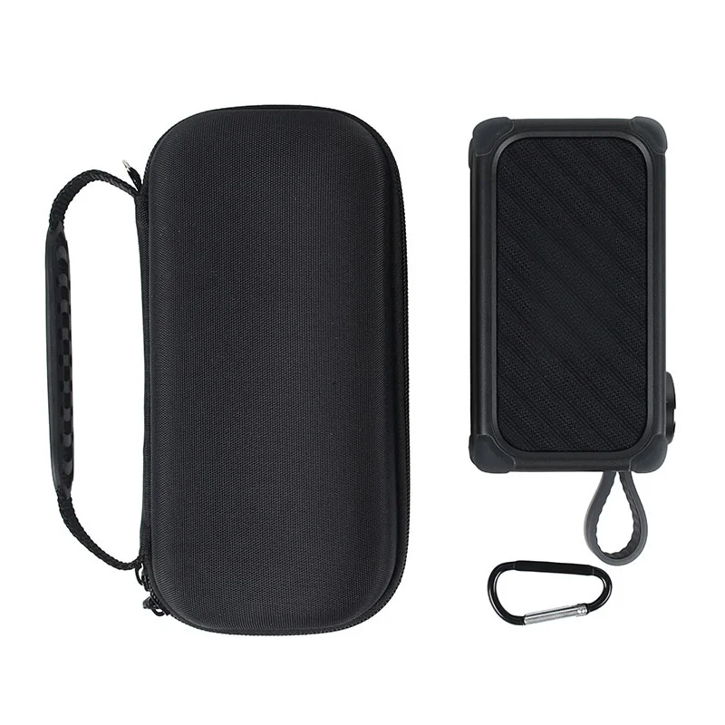 

Speaker Storage Bag with Hook for JBL BandBox Solo Dust-proof and Shock-resistant Protective Case Accessory Black