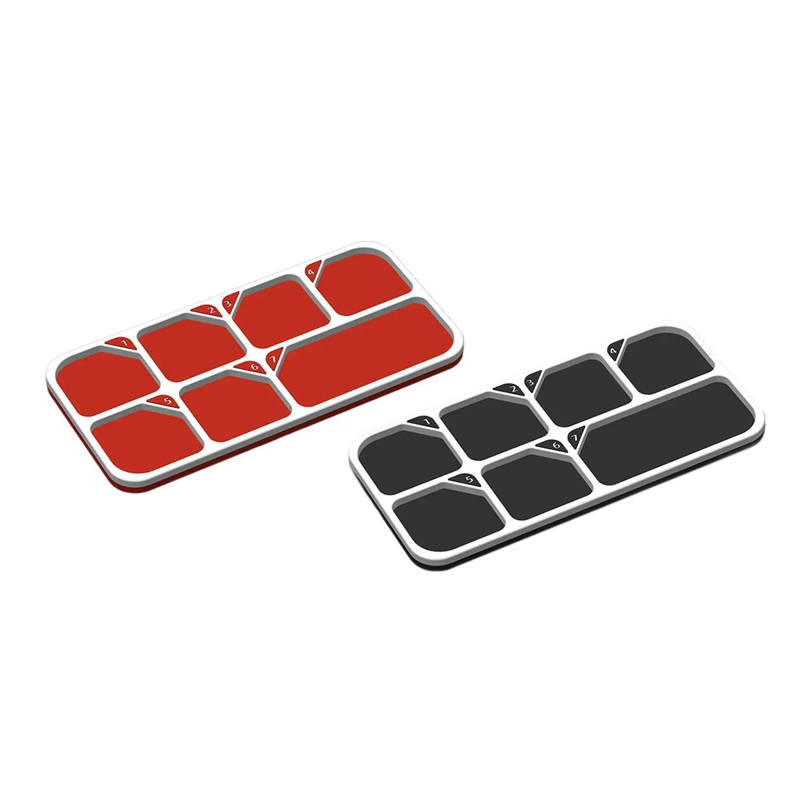 

Магнитный лоток для инструментов премиум-класса, многофункциональный органайзер с разделителями, магнитный держатель для болтов, шайб и ремонтных принадлежностей